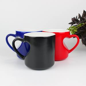 Heart-Shaped Color Changing Mug 11oz Temperature Sensitive <b>Magic</b> Cup For Couples Gift - Product Image 4