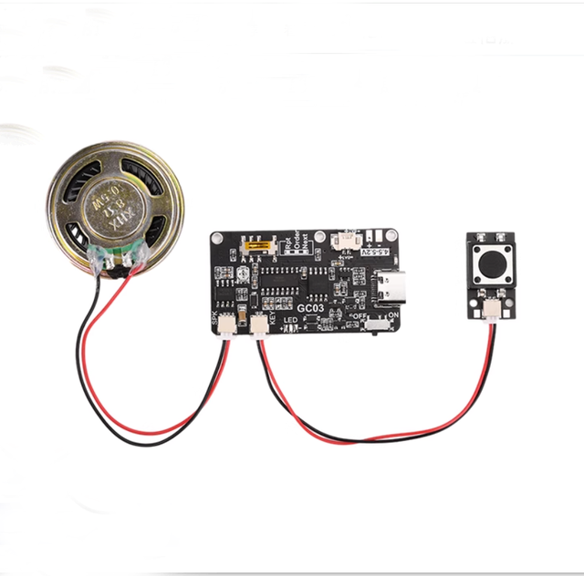 Customized Push Button USB Programmable Record Voice Music Sound Module Chip for Greeting Card and Gift