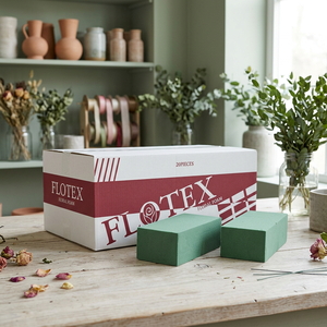 Espuma floral húmeda Oasis al por mayor, de alta calidad, para decoración, flores frescas, verde, esponja floral para flores - Product Image 2