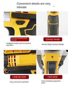 Trapano Avvitatore Industriale a Batteria 21V Leggero Senza Chiave, Set Caricabatterie, 50 Nm di Coppia Massima, Velocità Variabile, 1 Anno di Garanzia - Offerta Speciale - Product Image 6