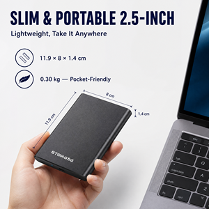<span class=keywords><strong>Disque</strong></span> <span class=keywords><strong>Dur</strong></span> Externe Portable USB 3.0 1 To 500 Go 2 To pour Ordinateur Portable <span class=keywords><strong>PC</strong></span> Stockage de Données et Sauvegarde - Product Image 3