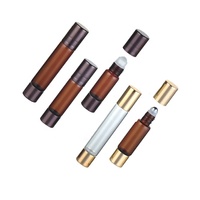 Fabricant fiable, flacon pulvérisateur double extrémité 5 ml 10 ml, flacon à bille double extrémité, flacon transparent double extrémité 10 ml