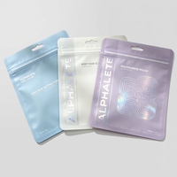 Sacs à fermeture éclair étanches personnalisés pour vêtements, bijoux, accessoires électroniques, chaussettes, emballage, sacs à fermeture éclair à trois côtés