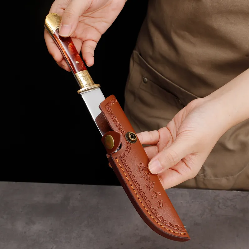 Manufacturer Customized New Hand Grilled Meat Knife Fruit Knife Steak Barbecue Knife