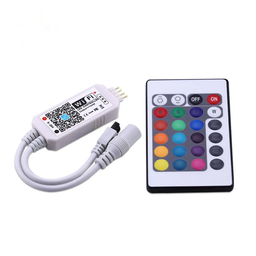 CHICOYO Hot sell IR remote smart WiFi APP google assistant Amazon Alexa sound sync music control RGB led controller