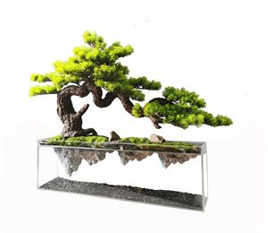 Arreglo Decorativo de Musgo Sintético Creativo y Duradero, Vegetación Artificial Acrílica para Decoración del Hogar, Entrada, Sala de Estar - Product Image 1