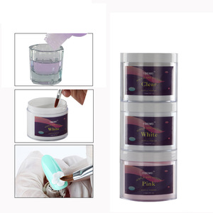 ผงโพลิเมอร์สีใสสำหรับต่อเล็บแบบจุ่ม สีนู้ด สำหรับทำเล็บ DIY  ขายส่งแบบรับผลิตแบรนด์ส่วนตัว น้ำหนัก 1 กก./ถุง  รับผลิตแบบ OEM - Product Image 5