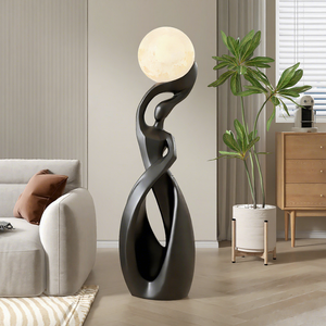 Lampe sur pied LED <span class=keywords><strong>design</strong></span> moderne minimaliste, sculpture en résine pour salon d'hôtel, style nordique, décoration artistique - Product Image 4