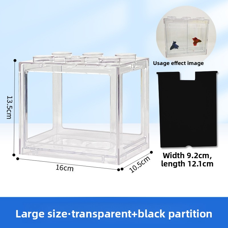 Large size transparent black partition