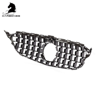 Grille de pare-chocs avant ABS Type GT Grille de calandre avant de voiture pour Mercedes Benz classe C W205 2014-2018
