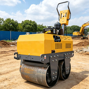 Rodillo Compactador <span class=keywords><strong>de</strong></span> Doble Tambor Autopropulsado Duradero en Venta, Compactador Autopropulsado <span class=keywords><strong>de</strong></span> Bajo Mantenimiento para Rendimiento <span class=keywords><strong>de</strong></span> la Flota (ROI) - Product Image 1