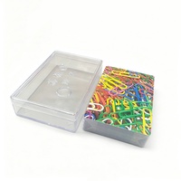 Cartes de jeu Wanshengda en stock, surface en tissu bleu, format standard 57*87mm, pour clubs et divertissement familial