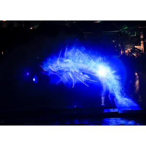 3D Hologram công nghệ thiết bị chiếu trên màn hình nước Chiếu Đài phun nước hiện đại trang trí với đèn - Product Image 4