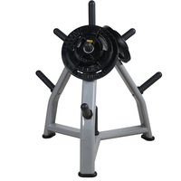 Support de rangement pour plaques de poids avec 8 poteaux de rangement pour plaques de gym, organisateur de poids gain de place pour salle de sport à domicile