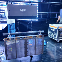 Système d'éclairage cinétique, moteur DMX 50 kg, machine à double fil, écran LED cinétique pour spectacle, fête