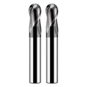 HRC55 Carbide End Mill 1 2 4 5 6 8 10 12mm Alloy Coating Tungsten Steel CNC Endmills 4 Flutes Milling Cutter