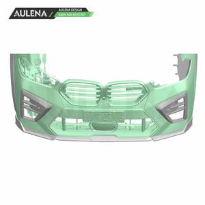 Pour BMW X6M Kit de carrosserie en fibre de carbone X6M Diffuseur de lèvre avant en fibre de carbone Spoiler jupe latérale Kit de carrosserie large - Product Image 4