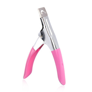Flathead nail clippers, false nail clippers, nail tip scissors, gel nail extension clippers, French nail tip pliers, U-shaped - Product Image 2