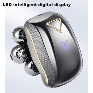 Rasoio Multifunzione 7D per Uomini Calvi, 6 in <span class=keywords><strong>1</strong></span> Elettrico Ricaricabile USB Senza Fili, Rifinitore per Barba, Naso e Corpo - Product Image 4