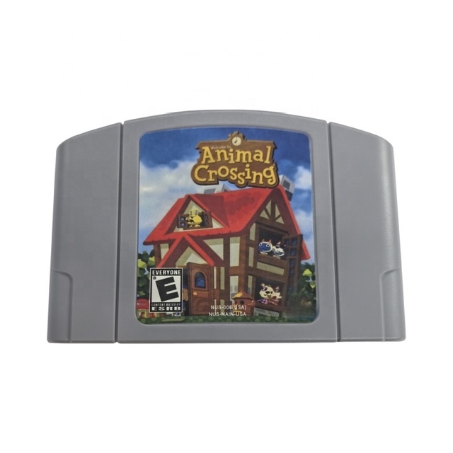 New for Animal Crossing Game Card for N64 USA NTSC Version Video Game Cartridge English Language Storage for N64 Game Console