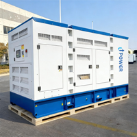 Générateur diesel silencieux triphasé 500 kVA à démarrage automatique 50/60 Hz 400 kW refroidi par eau avec ATS