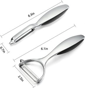 Pelador de Frutas y Verduras de Metal Ecológico de Alta Calidad en Oferta, Herramienta para Pelar Papas, Tomates y Naranjas a Bajo Precio - Product Image 2