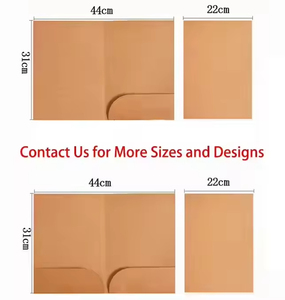 Nhà máy tùy chỉnh A4 kích thước 9 X12 cá nhân giấy tài liệu tập tin giấy danh mục đầu tư thư mục trình bày - Product Image 6