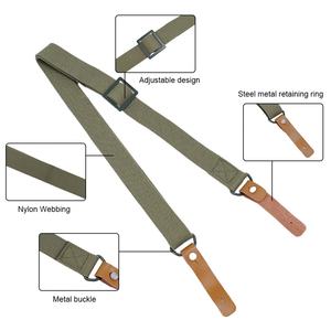 Sangle tactique réglable en cuir et nylon, confortable et élégante, série AK, pour la chasse, pour tige en carbone - Product Image 3