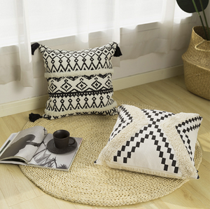 Housses d'oreiller bleues, style bohème, faites à la main, nouveauté - Product Image 3