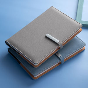 Libreta de Tapa Blanda de Cuero A5 con Hebilla Magnética de Tela, <span class=keywords><strong>Diario</strong></span> con Logotipo Personalizado, Libreta para Escribir a Mano, Regalos Personalizados. - Product Image 1