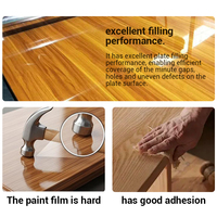 Apprêt blanc professionnel pour meubles à base de UV, excellente capacité de remplissage, film dur, couche de base pour surfaces.