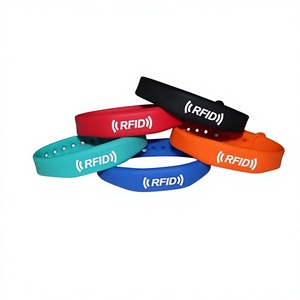 Bracelet intelligent en silicone NFC étanche personnalisé 13,56 MHz, bracelet RFID programmable, paiement sans argent liquide, contrôle d'accès - Product Image 4