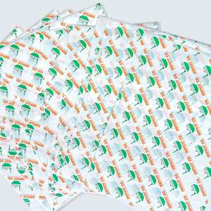 ZJPACK Custom Design Grease Oil Proof Disposable Food Grade Sandwich <b>Paper</b> Food <b>Burger</b> <b>Wrapping</b> Grease Proof <b>Paper</b> - Product Image 3