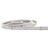 Bande LED COB RGB à haute luminosité, nouvelle arrivée, 840 LED/m, 24V, IP65, étanche, contrôle tactile/application/télécommande, garantie de 3 ans