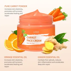 Schönheits produkt Hautpflege Gesichts creme Private Label Vegan Bio Papaya Karotte Aufhellende Reparatur Gesichts creme