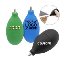 Souffleur d'air en caoutchouc OEM personnalisé de haute qualité pour le nettoyage des objectifs d'appareil photo, des claviers de téléphone, avec logo personnalisé