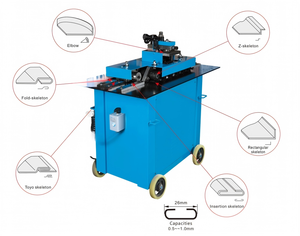 Máquina de Conformado de Conductos HVAC de Alto Rendimiento, Formadora de Costuras Pittsburgh para Ductos, Equipo Duradero para el Procesamiento de Chapa Metálica - Product Image 6
