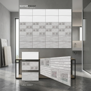 Carreaux muraux en céramique mat effet sucre Vistaar Factory 300x600mm 30x60cm 12x24in pour salle de bain et douche, design pierre - Product Image 4
