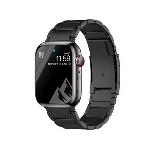 Bracelet de montre sport en titane de haute qualité avec boucle papillon et design Scrunchie pour <span class=keywords><strong>Watch</strong></span> 6/<span class=keywords><strong>7</strong></span>/8/9/10/11/SE/IWatch Ultra 49mm - Product Image 3