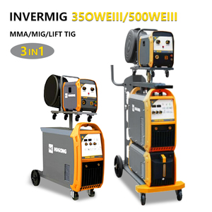 Hugong INVERMIG 350WEIII 500WEIII Inverseur industriel IGBT LIFT <span class=keywords><strong>TIG</strong></span> Manuel Aluminium 3 en 1 Machine à souder MMA MlG <span class=keywords><strong>TIG</strong></span> - Product Image 1