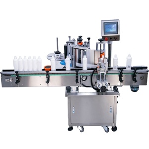 Machine d'étiquetage automatique FLM200RD avec imprimante de date pour miel, confiture, vin, thon, canettes, contenants en verre, moteur central - Product Image 2
