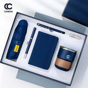 CL Luxury Leather Branded Stationery Gift Kit A5 Journal + Pen UV Printing Custom Color Options Bulk Order for Company Household - Product Image 5