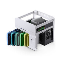 Boîtier PC NAS Mini-ITX JONSBO N2 en aluminium et acier, format tour moyenne, avec ports USB, support pour 4 disques durs, alimentation ATX, stockage de bureau