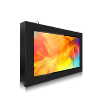 Intégré WiFi extérieur capacitif boîtier étanche écran plat LCD LED 4K UHD 5mm Pixel Totem kiosque pour magasin de détail métro
