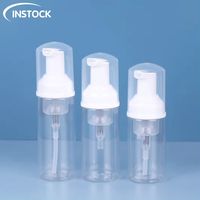 En stock pour plastique transparent 40ml 50ml 60ml Bouteilles à pompe à mousse pour le lavage des dents Emballage de mousse Distributeur de cosmétiques pour le lavage du visage