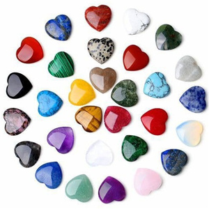 Cuore in Cristallo Naturale Curativo, Pietra Preziosa da 20mm, Quarzo Rosa, Regalo per <span class=keywords><strong>la</strong></span> Mamma, Pietre Antistress, Amore, San Valentino - Product Image 6