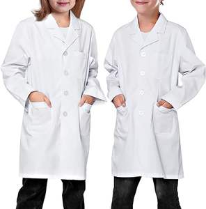 <span class=keywords><strong>Bata</strong></span> de laboratorio para niña Blanco Unisex Niños <span class=keywords><strong>Bata</strong></span> de médico Niños Doctor Blanco Unisex <span class=keywords><strong>Bata</strong></span> de laboratorio Niños - Product Image 1