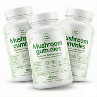 Gummies véganes sans gluten à base de champignons Cordyceps, suppléments nutritionnels