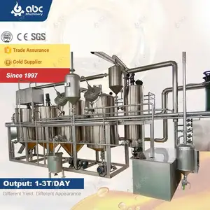 2023 BEST Selling Mini Small Crude Oil Refinery Machine for Refining Processing Sunflower,Coconut,Mustard,Sesame Edible Oil