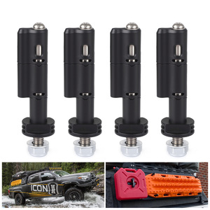 Paquete de 4 Correas de Amarre Cortas Negras con Trinquete para SUV, para Sujetar Carga en Vehículos - Product Image 1